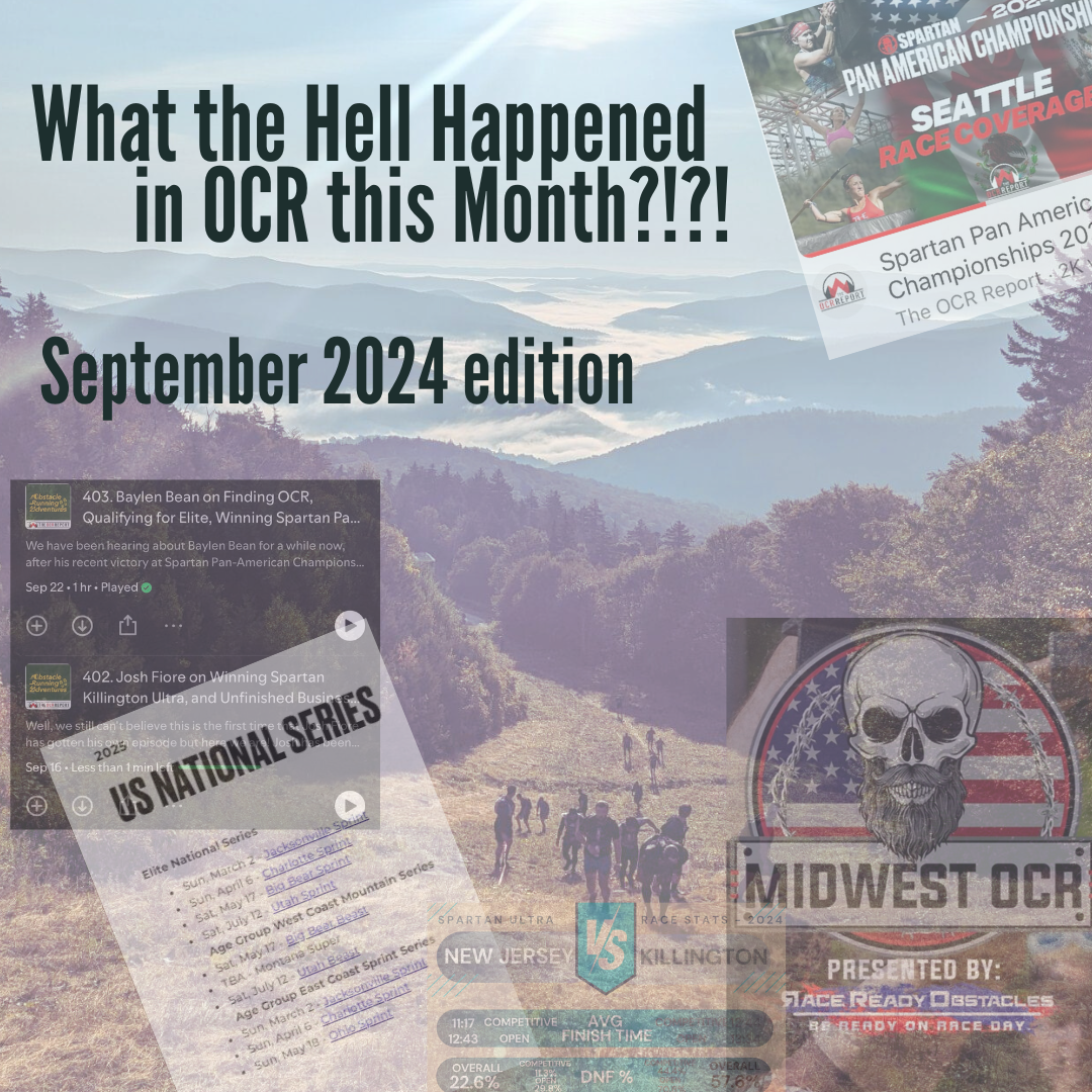 Obstacle course racing brief on September 2024